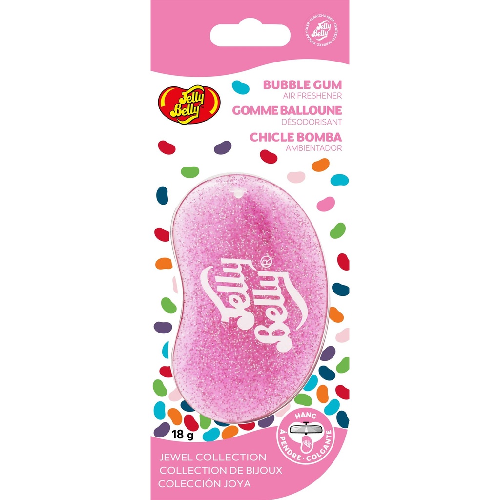Désodorisant Jelly Belly 3D Jewel – Gomme à bulles