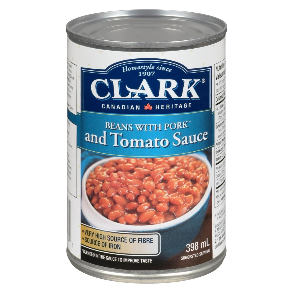 Clark Fèves au lard à la sauce tomate