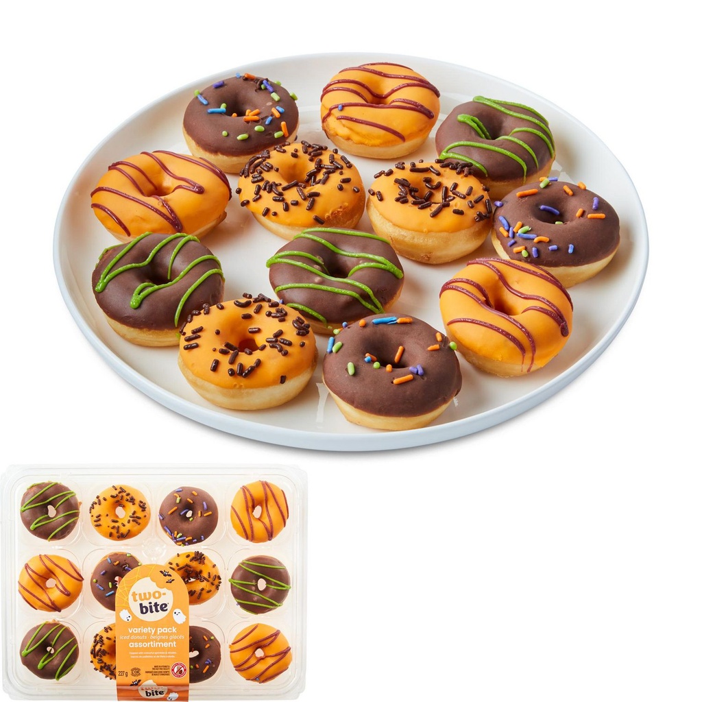Assortiment de beignes glacés Two-Bite
