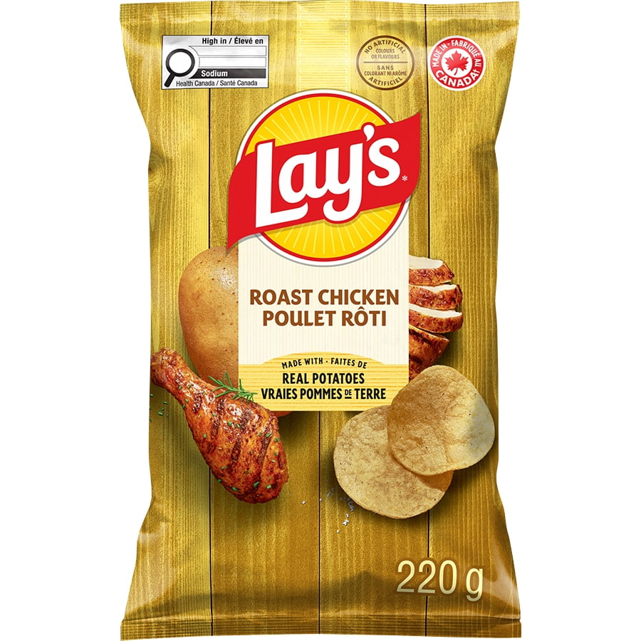 Lay’s croustilles assaisonnées Poulet rôti