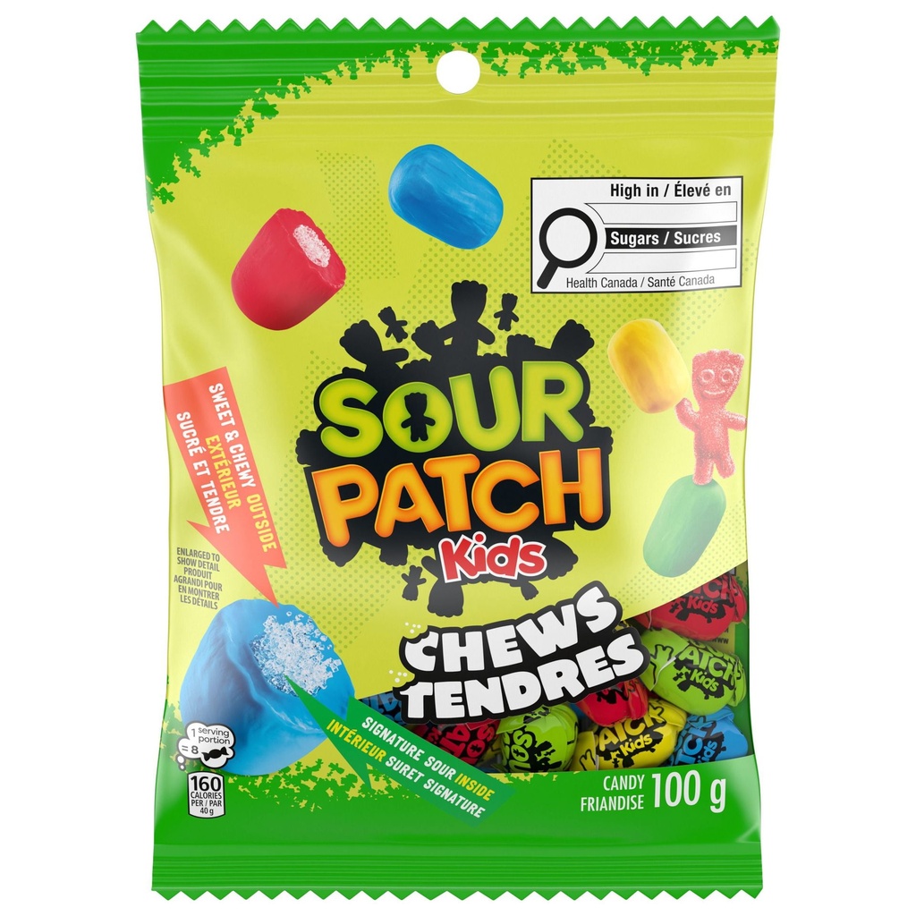 SOUR PATCH KIDS Tendres, friandises, 100 g