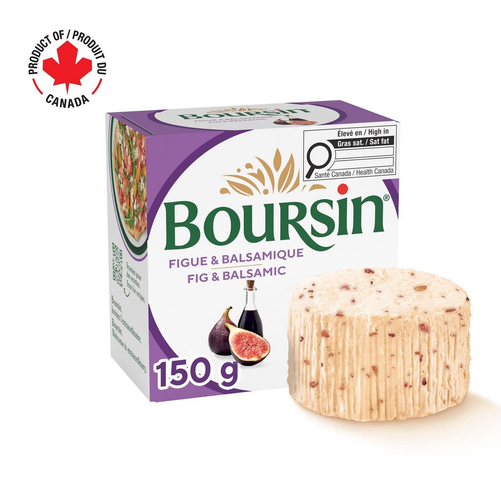 Boursin Figue & Balsamique, fromage à tartiner 150g