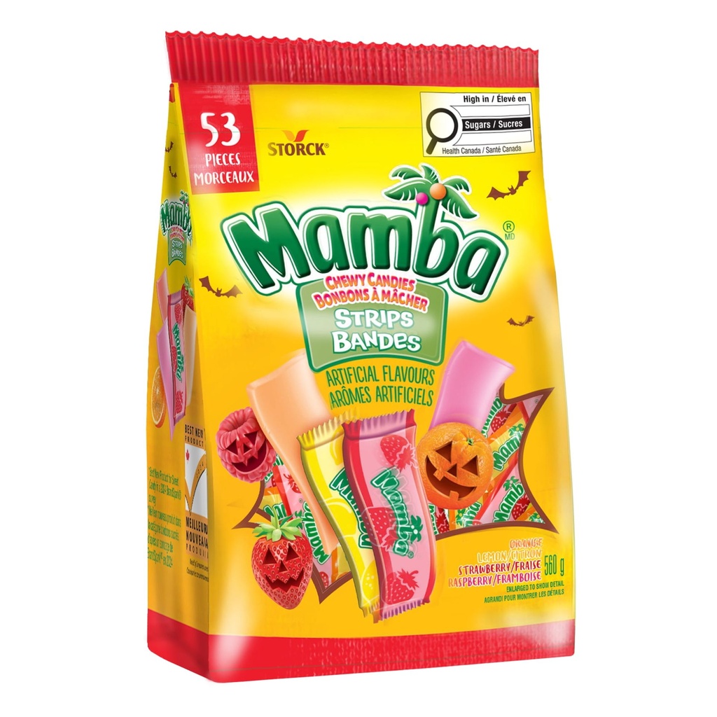 Mamba Bonbons à mâcher fruités assortis