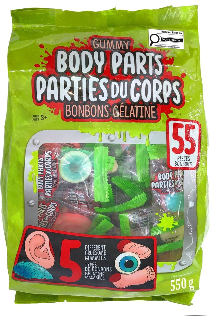 Parties Du Corps Bonbons Gelatine