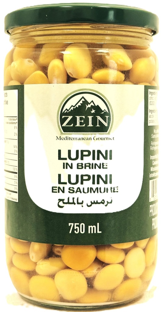 Zein Lupins en saumure 750 g pot