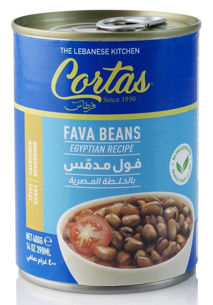 Cortas Fèves recette égyptienne 400g Can