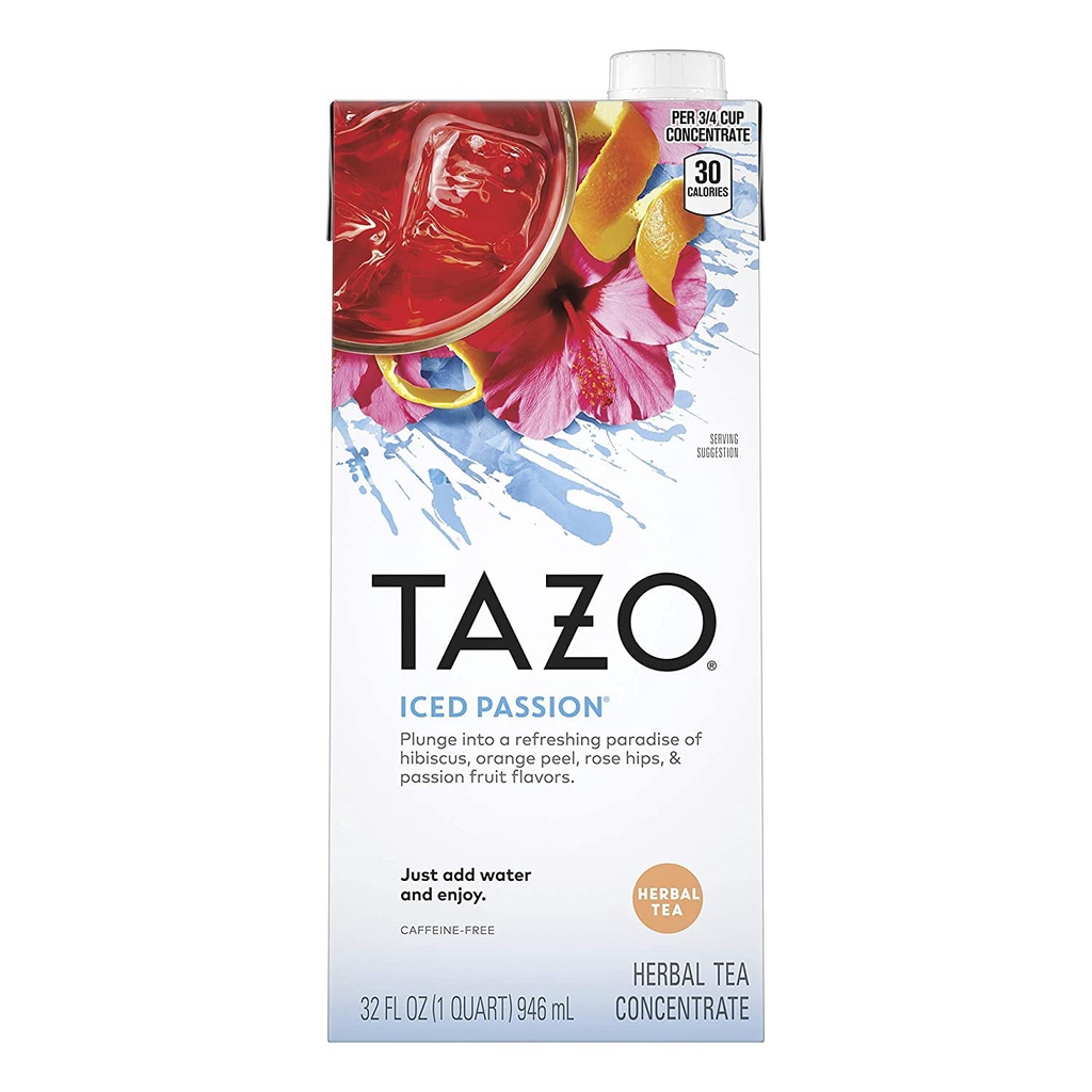 TAZO ICED PASSION® Glacée 946 ml.