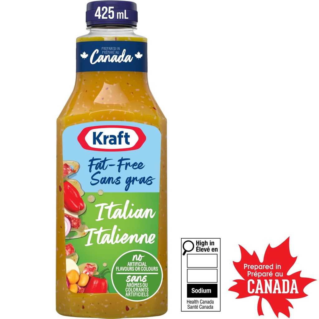 Vinaigrette Italienne Sans Gras, Bouteille