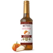 Matteo's Sirop Aromatisant pour Café Sans Sucre, Cheesecake à la Citrouille