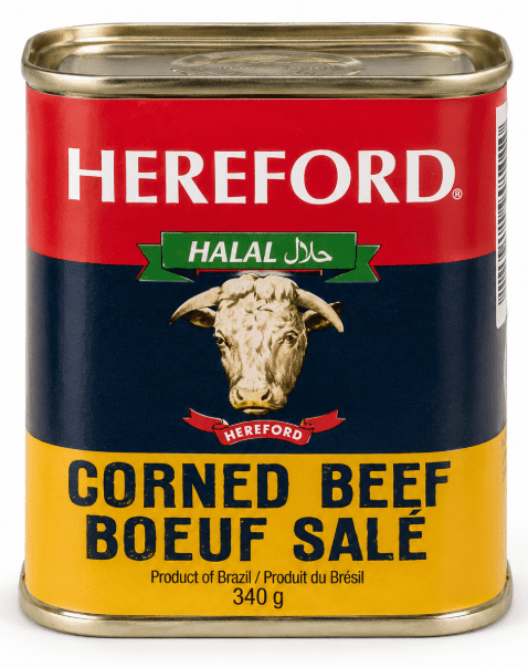 Hereford bœuf salé halal en conserve, 340 g