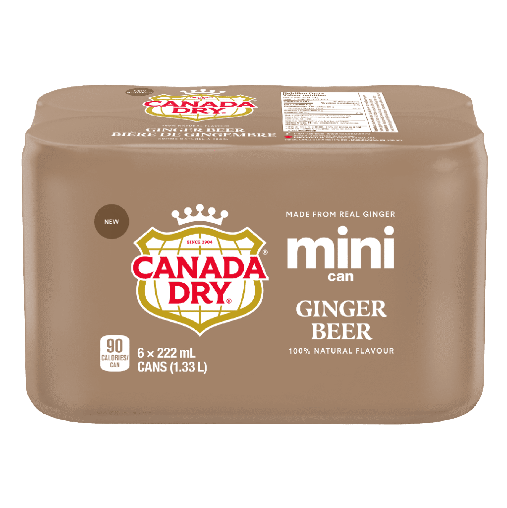 CANADA DRY Soda au Gingembre 6x222ml