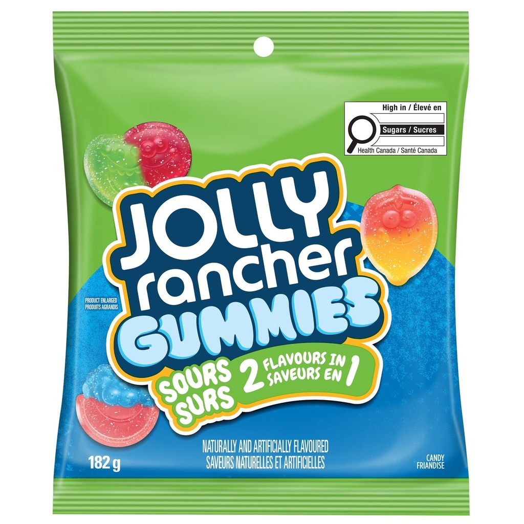 JOLLY RANCHER Gummies 2 en 1 surs