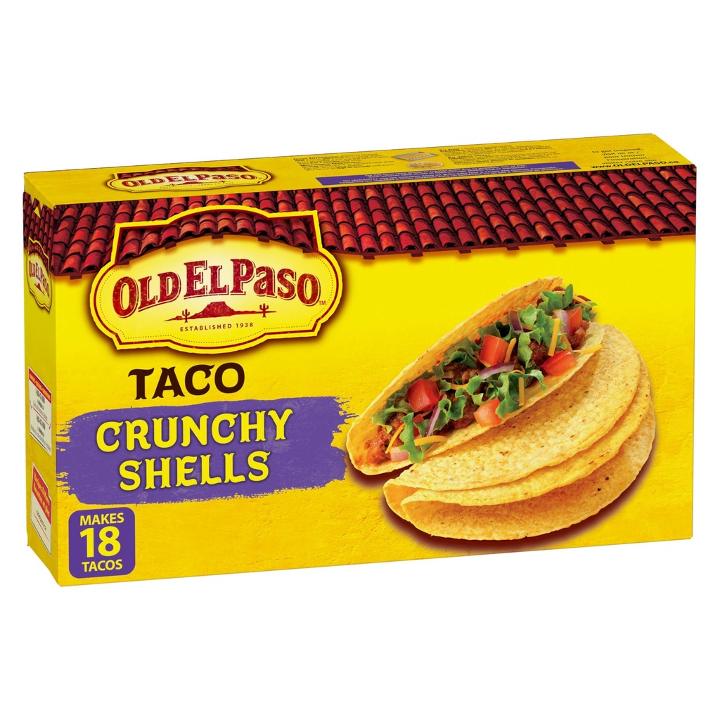 Coquilles croustillantes à Tacos Sans gluten d'Old El Paso