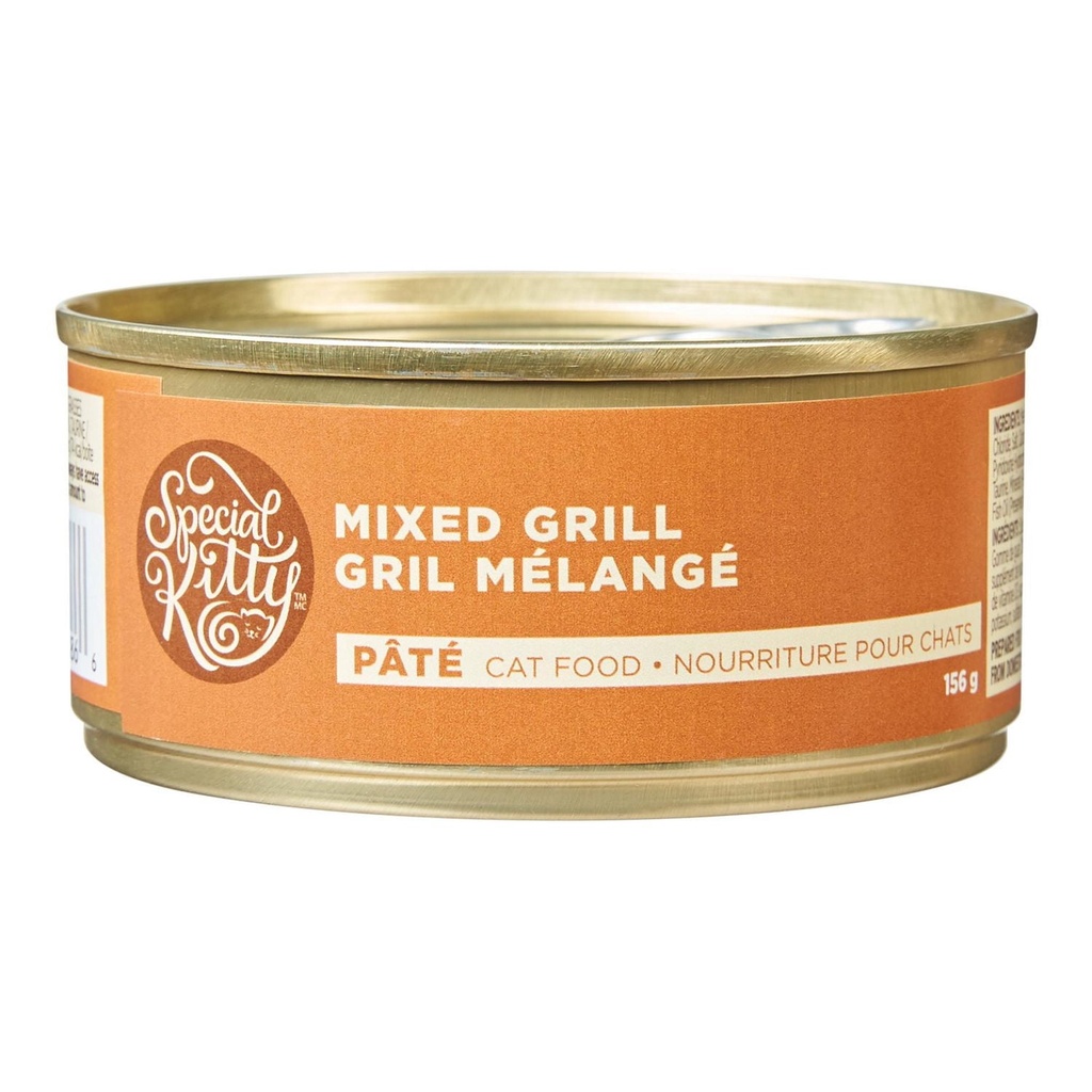 Pâtée pour chats Special Kitty – Grillade mixte, conserve de 156 g