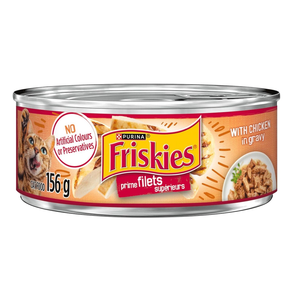 Friskies Filets Superieurs avec Poulet en Sauce Nourriture pour Chats