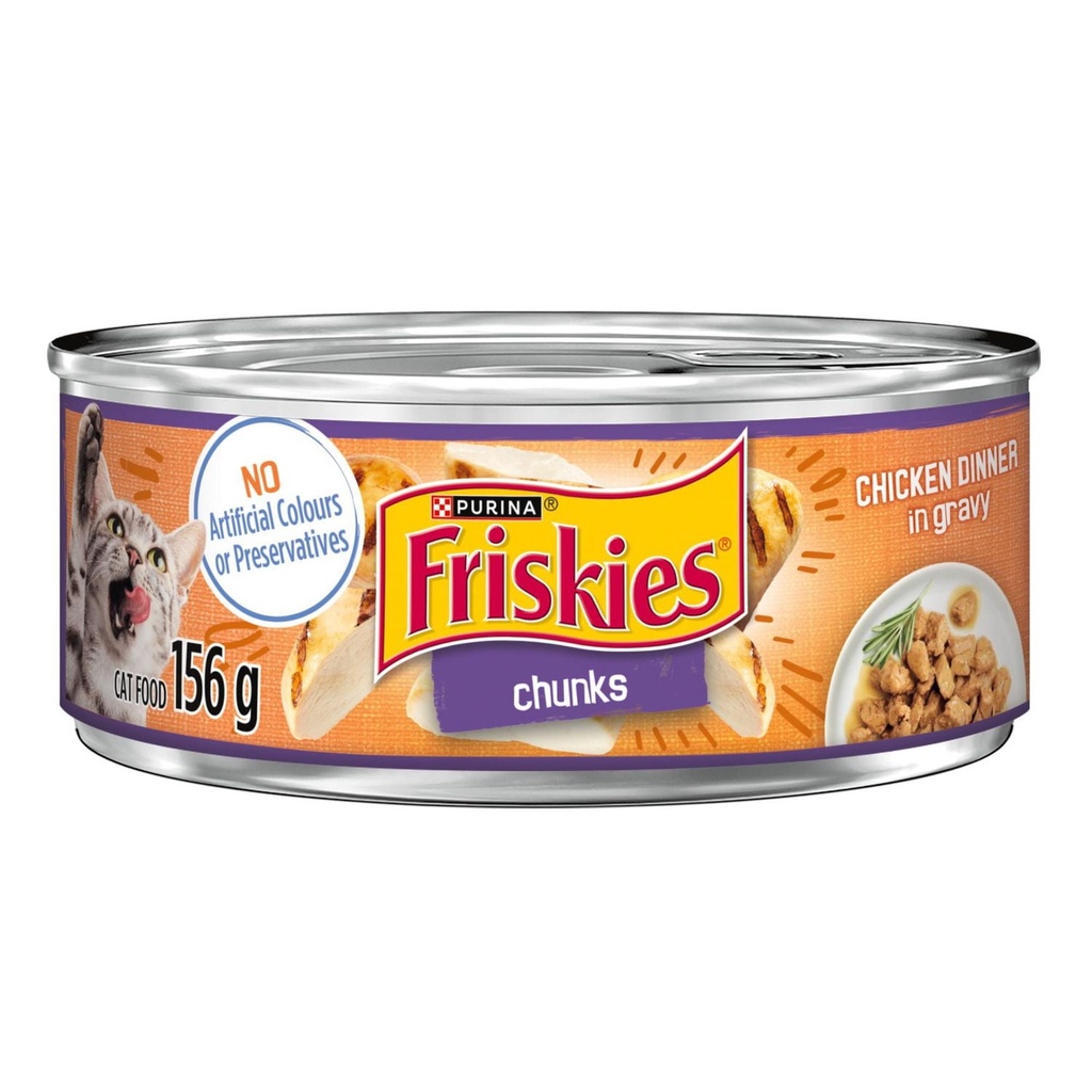 Friskies Bouchees Diner de Poulet en Sauce Nourriture pour Chats