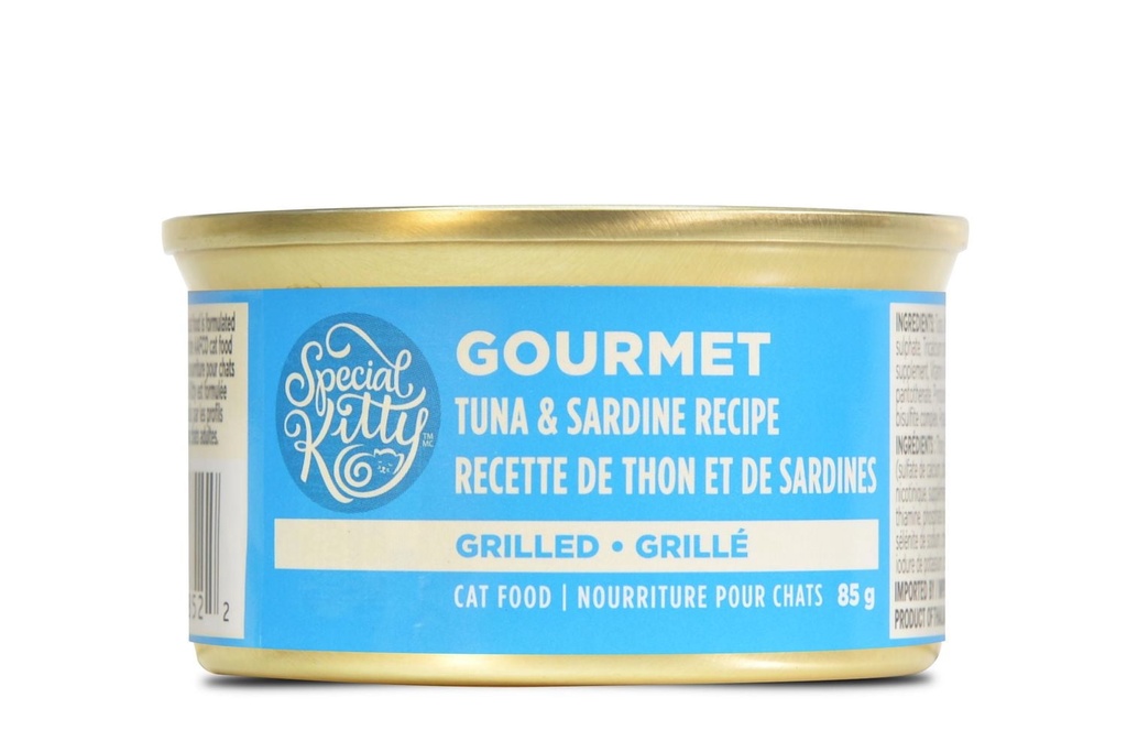 Special kitty grille recette de Thon et de Sardines