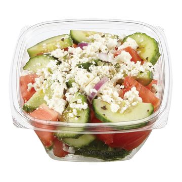 Mini salade de tomate, concombre et feta