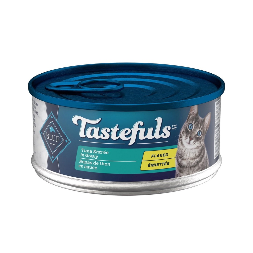 Nourriture Humide pour Chat Adulte Blue Buffalo Tastefuls Entrée de Thon en Sauce en Flocons