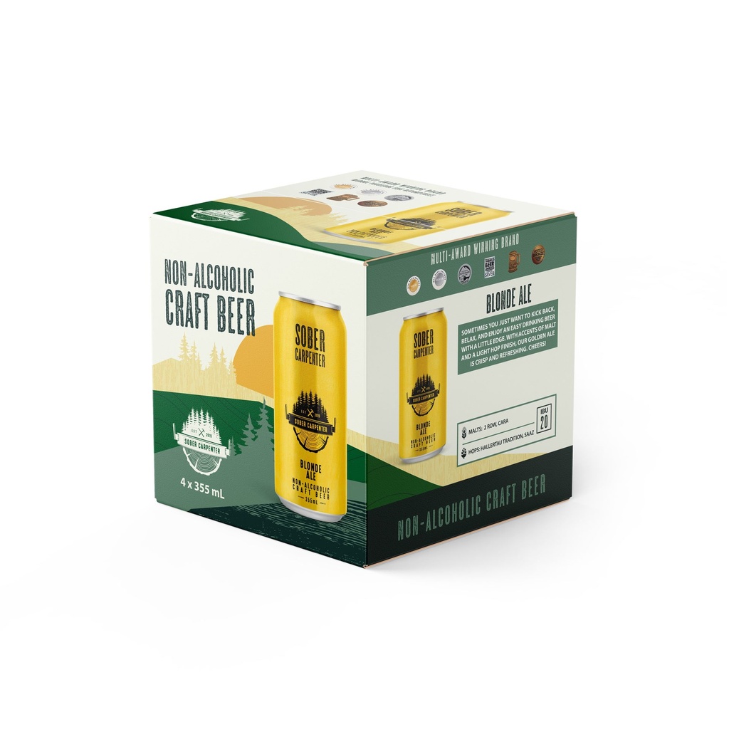 Sober Carpenter Blonde sans alcool 4-pack
