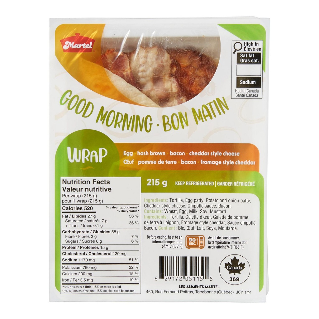 Wrap du travailleur Martel