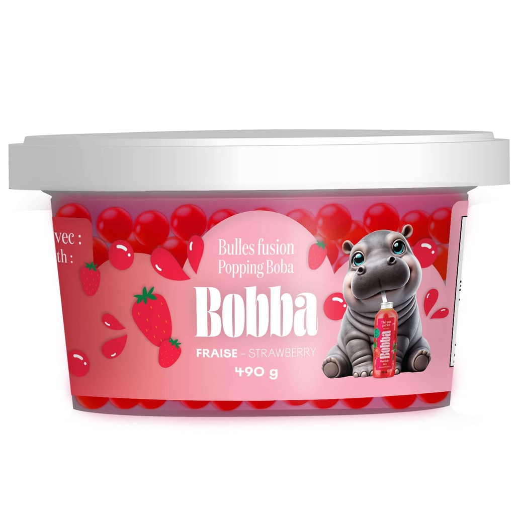 Bobba - Bulles fusion - Fraise 490g