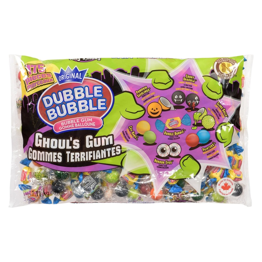 Dubble Bubble Gommes Terrifiantes 175 Morceaux