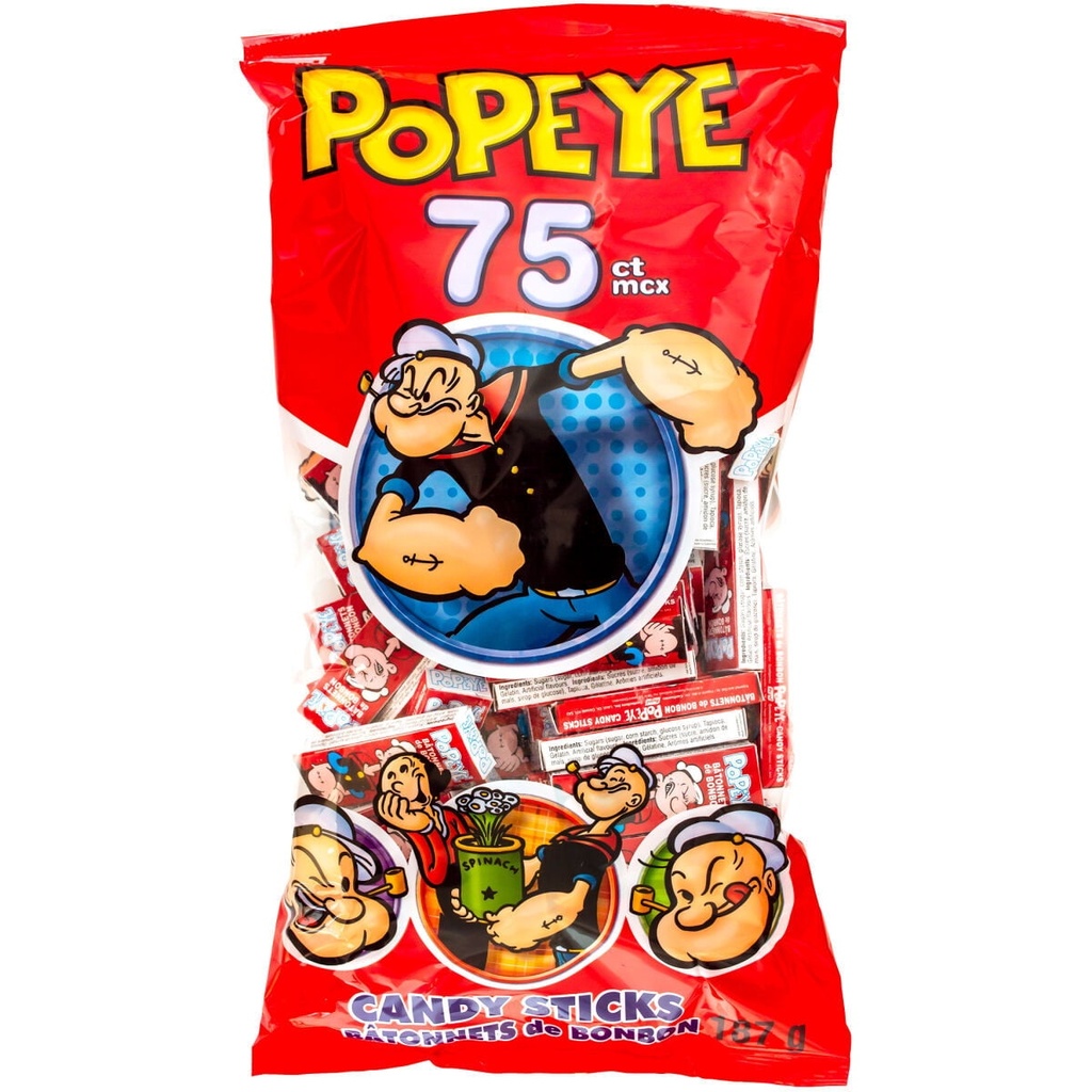 Bâtonnets de bonbon Popeye