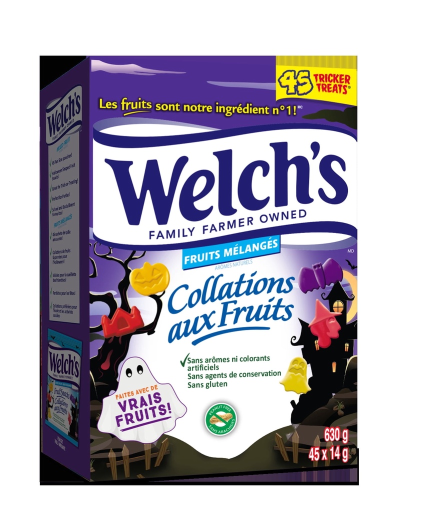 Welch's Collations aux Fruits - Mélange aux Halloween