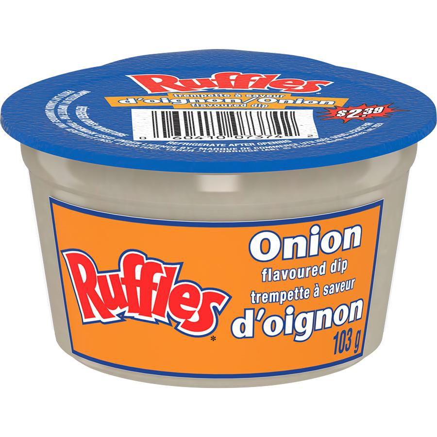 Ruffles d'oignon trempette 103g