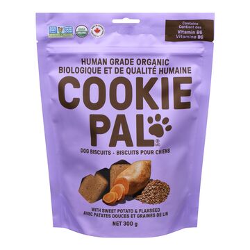 Gâteries pour chiens aux patates douces et graines de lin biologiques