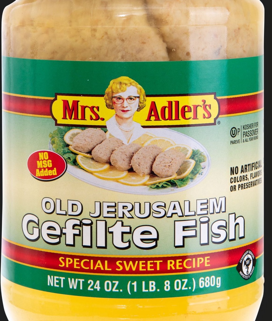 MRS ADLER Gefilte de la vieille Jérusalem 680g
