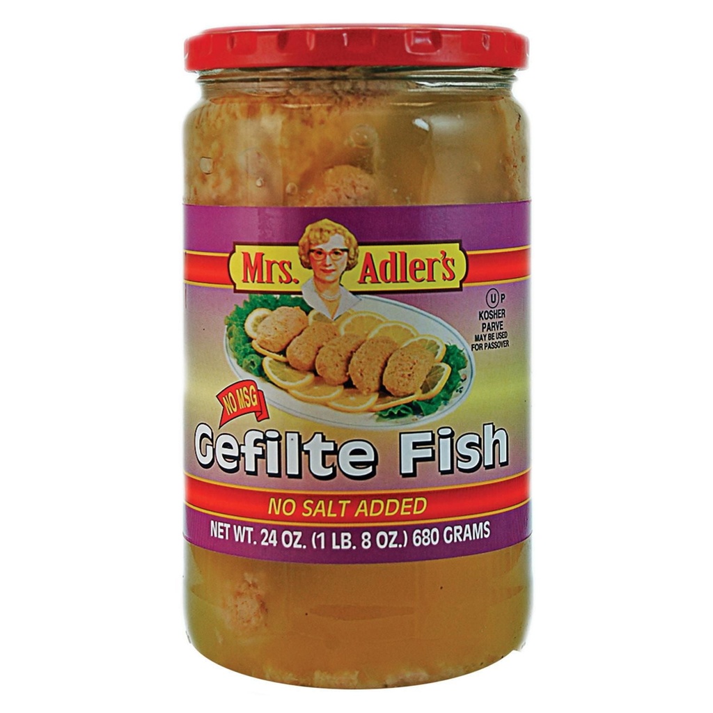MRS ADLER Gefilte Poisson Sans Sel KPY 680g