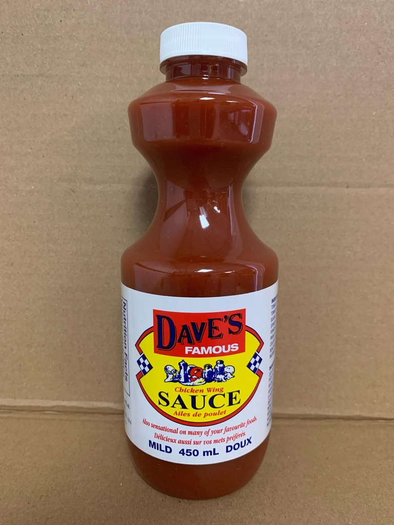 Dave's Célèbre Sauce pour Ailes de Poulet - Sauce Douce