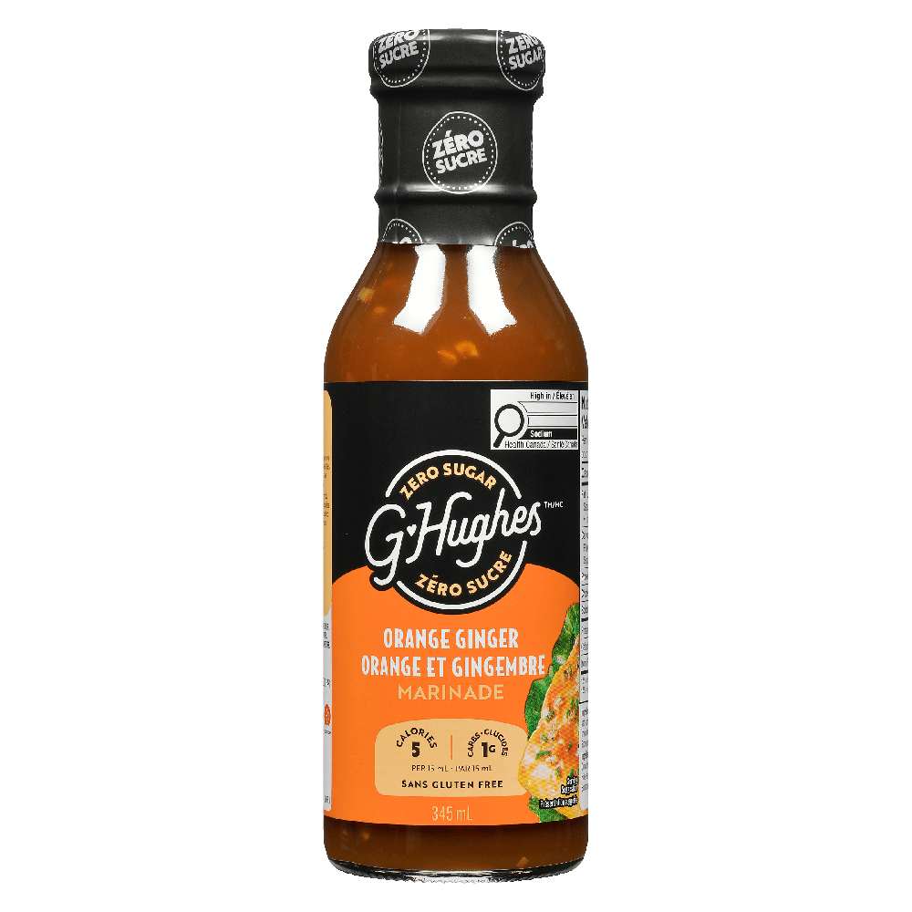 Marinade orange-gingembre sans sucre G Hughes