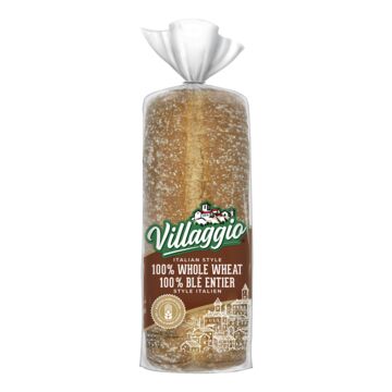 Villaggio Pain de blé entier tranché épais
