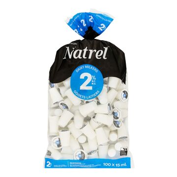 Godets de lait 2 %