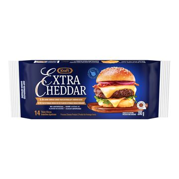 Kraft Produit de fromage cheddar en tranches épaisses