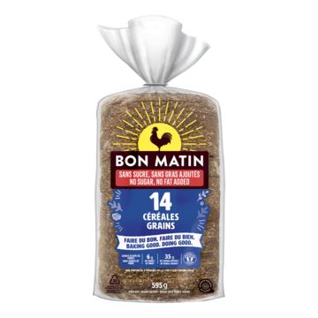 Bon Matin Pain tranché aux 14 céréales