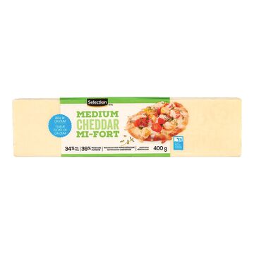 Sélection Fromage cheddar blanc mi-fort