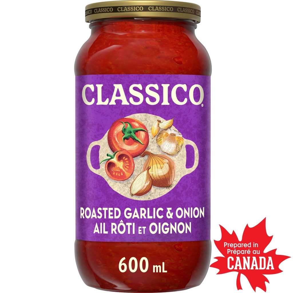 Classico Sauce Pour Pâtes Ail Rôti Et Oignon