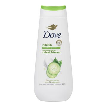 Nettoyant pour le corps au parfum de concombre et thé vert