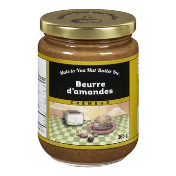 Nuts to You Nut Butter Beurre d'amandes crémeux