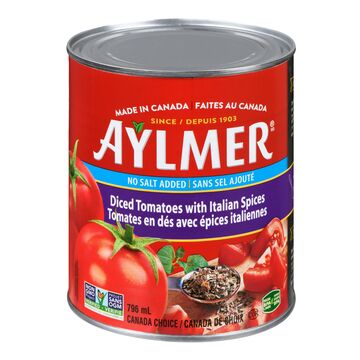 Aylmer Tomates en dés avec épices italiennes