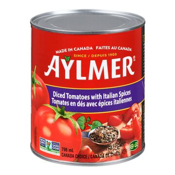 Aylmer Tomates en dés avec épices italiennes