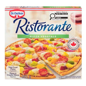 Dr. Oetker Pizza à croûte mince aux légumes surgelée