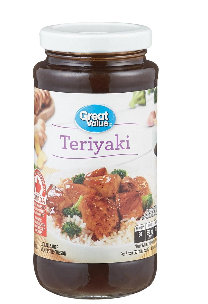 Great Value Sauce Teriyaki Sucrée