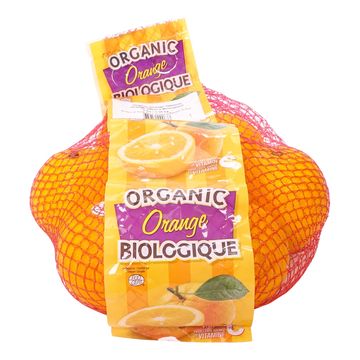 Sac d'oranges navel biologiques