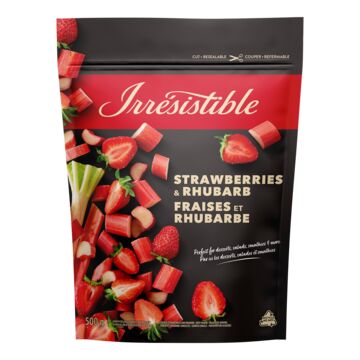 Irrésistible Fraises et rhubarbe surgelées