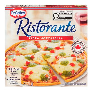 Dr. Oetker Pizza à croûte mince à la mozzarella surgelée